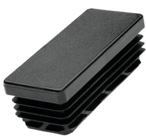 EMBOUT PLASTIQUE RECTANGULAIRE INTÉRIEUR CANNELÉ