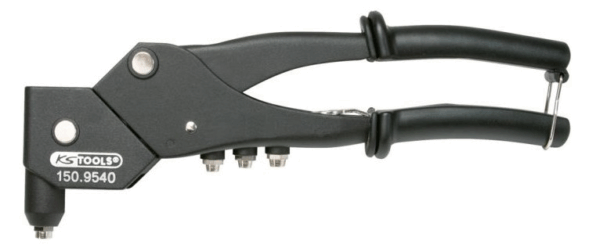 PINCE À RIVETER À TÊTE PIVOTANTE 360°, L. 290 MM KS TOOLS 150.9540