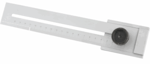 Jauge parallèle de traçage lg200 mm - acier chromé - gravure laser